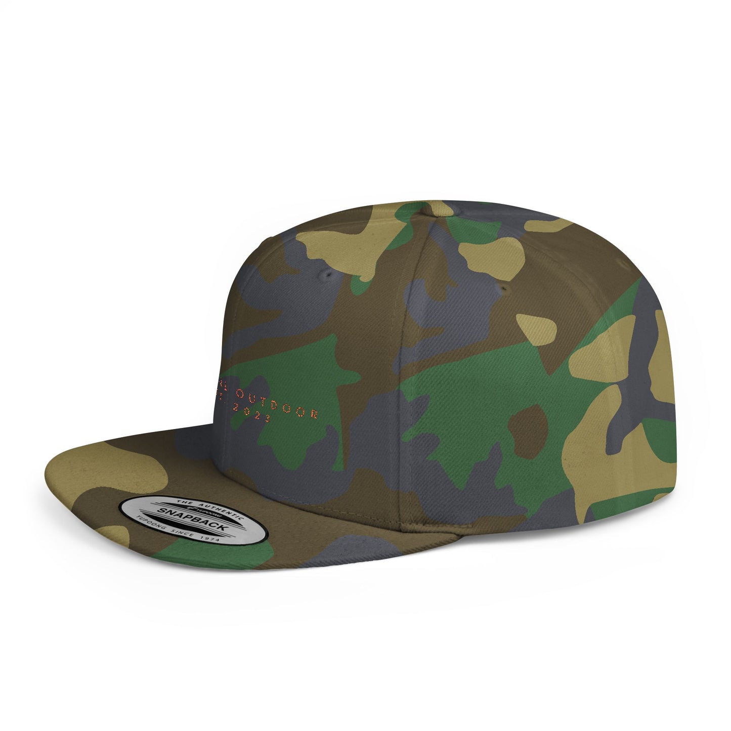 Heimdall Outdoors Flat Bill Snapback Hat - Perfect for Adventurers and Outdoor Enthusiasts