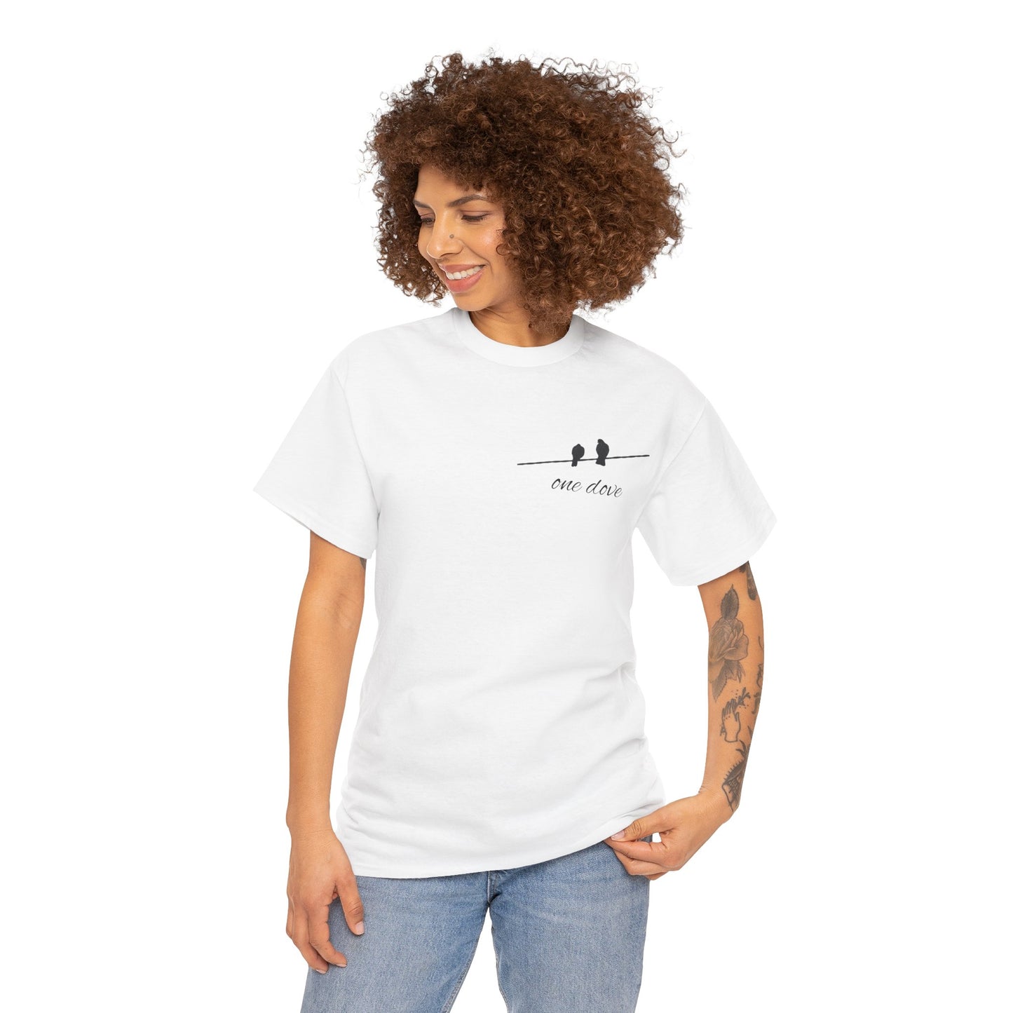 One dove Heavy Cotton Tee