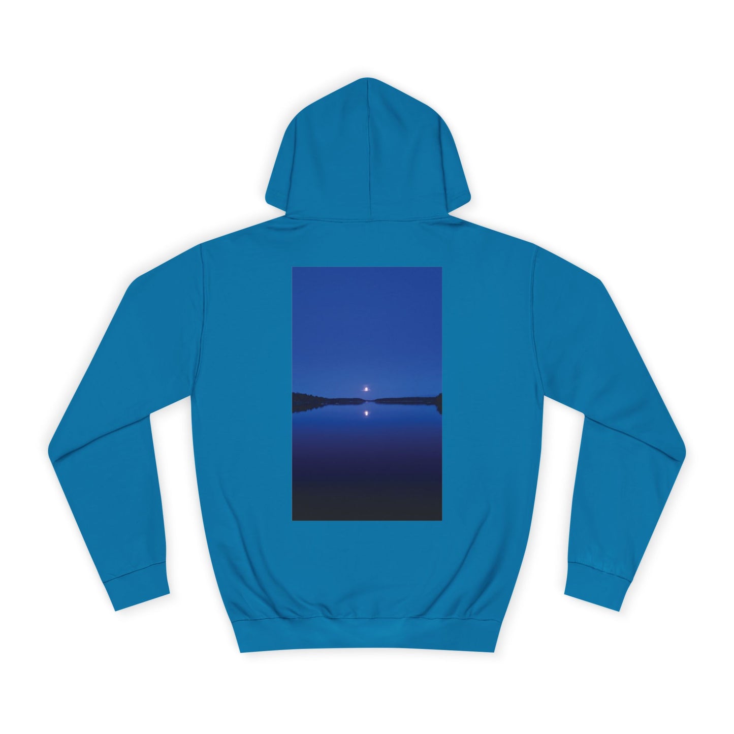 Vansjø by nigth Unisex College Hoodie
