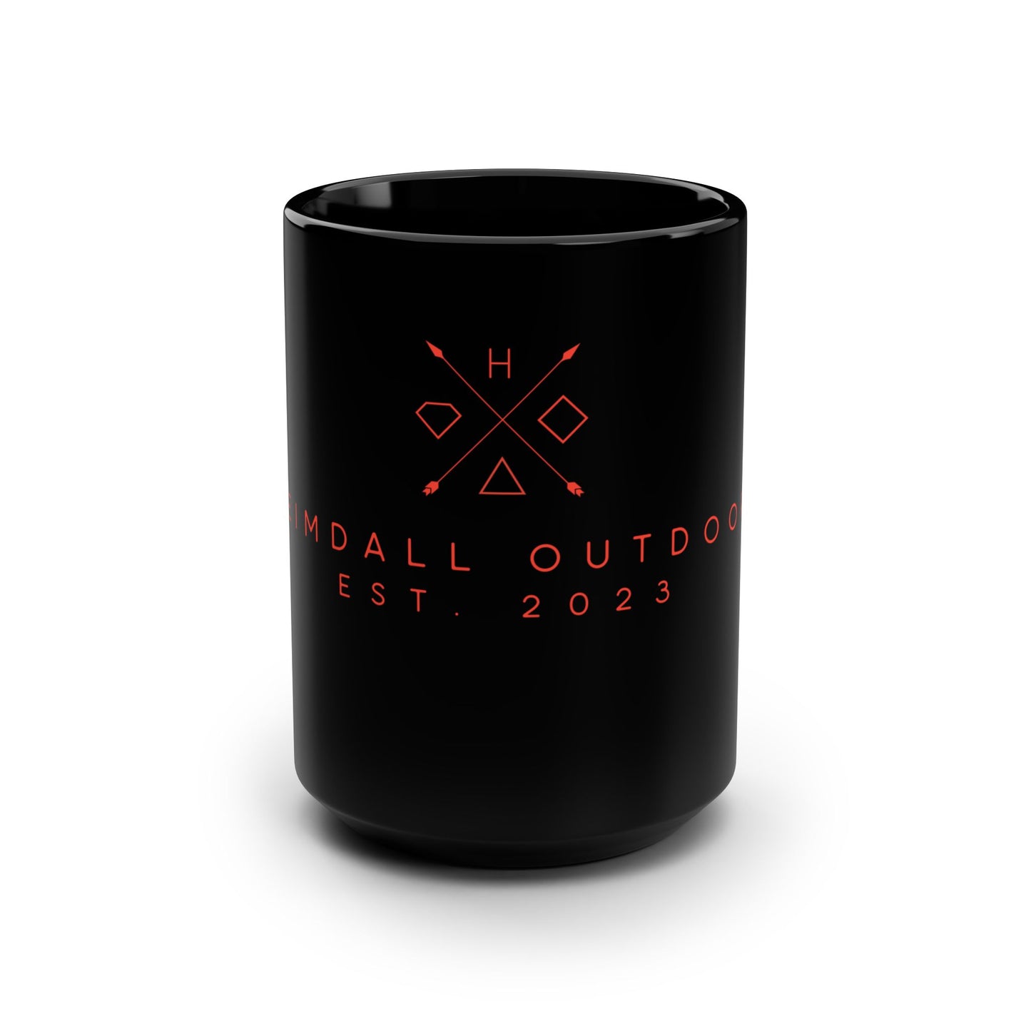 Heimdall Black Outdoor Mug - Perfect for Camping & Adventure - 15oz