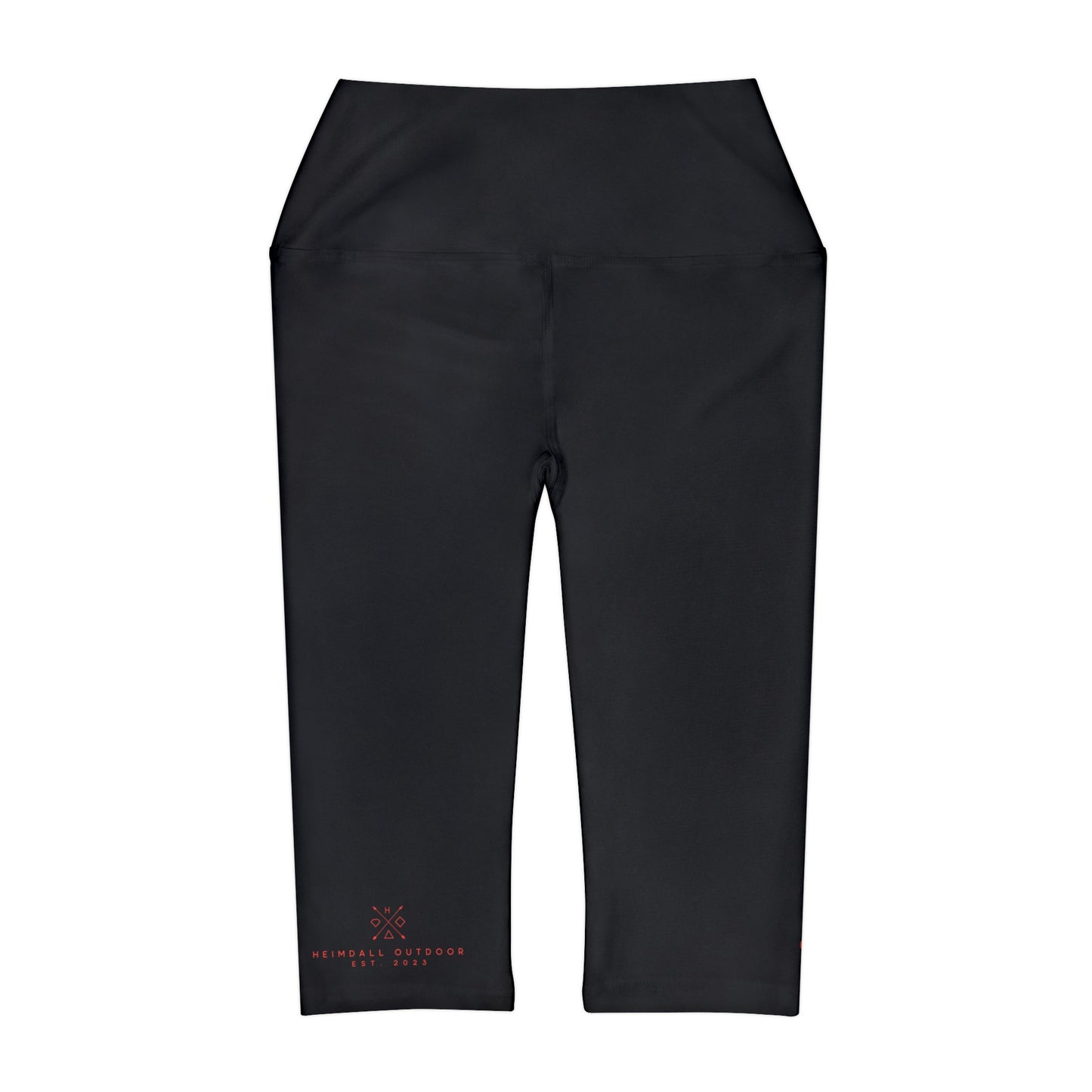 Yoga Capri Leggings (AOP) black