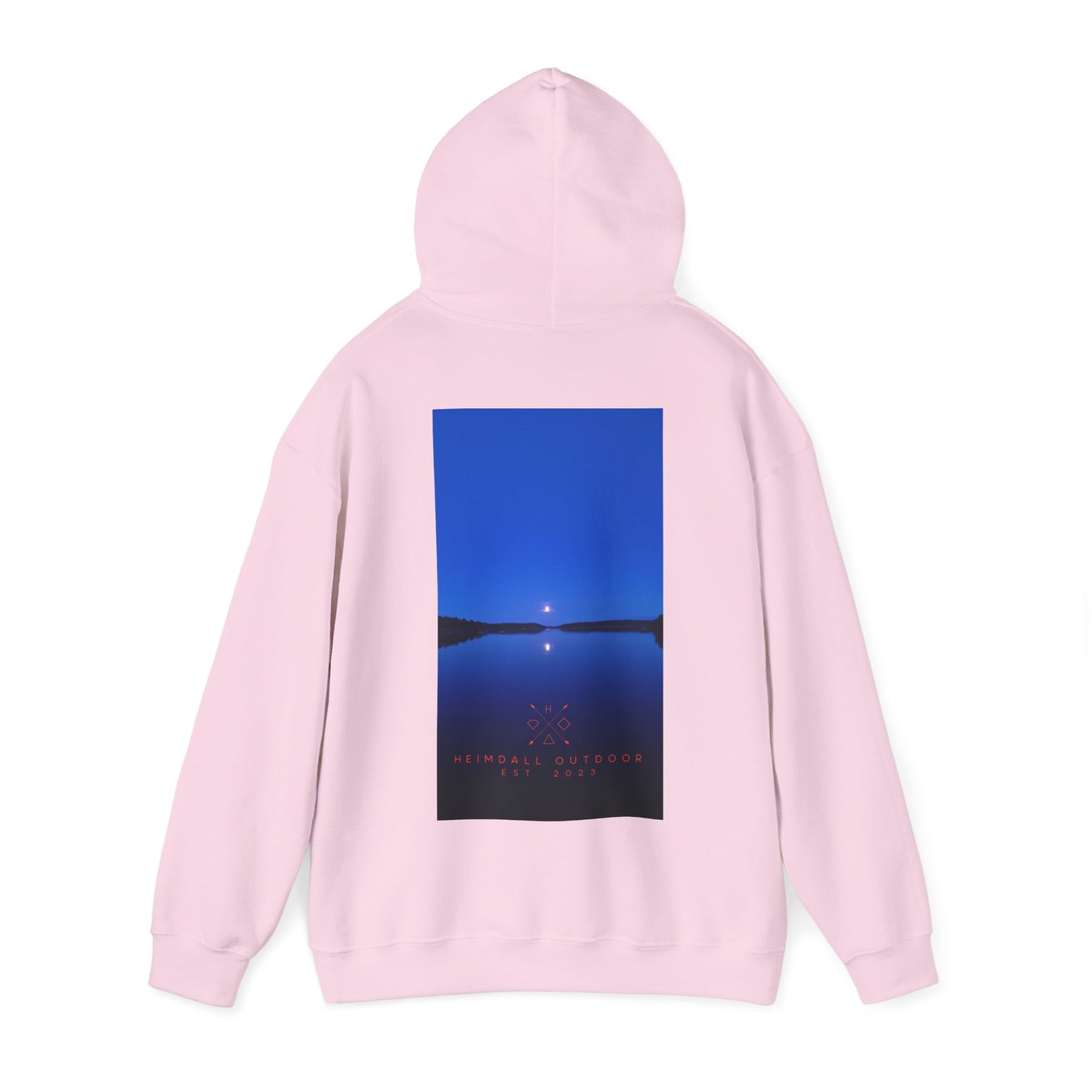 Vansjø by night Unisex Heavy Blend™ Hooded Sweatshirt