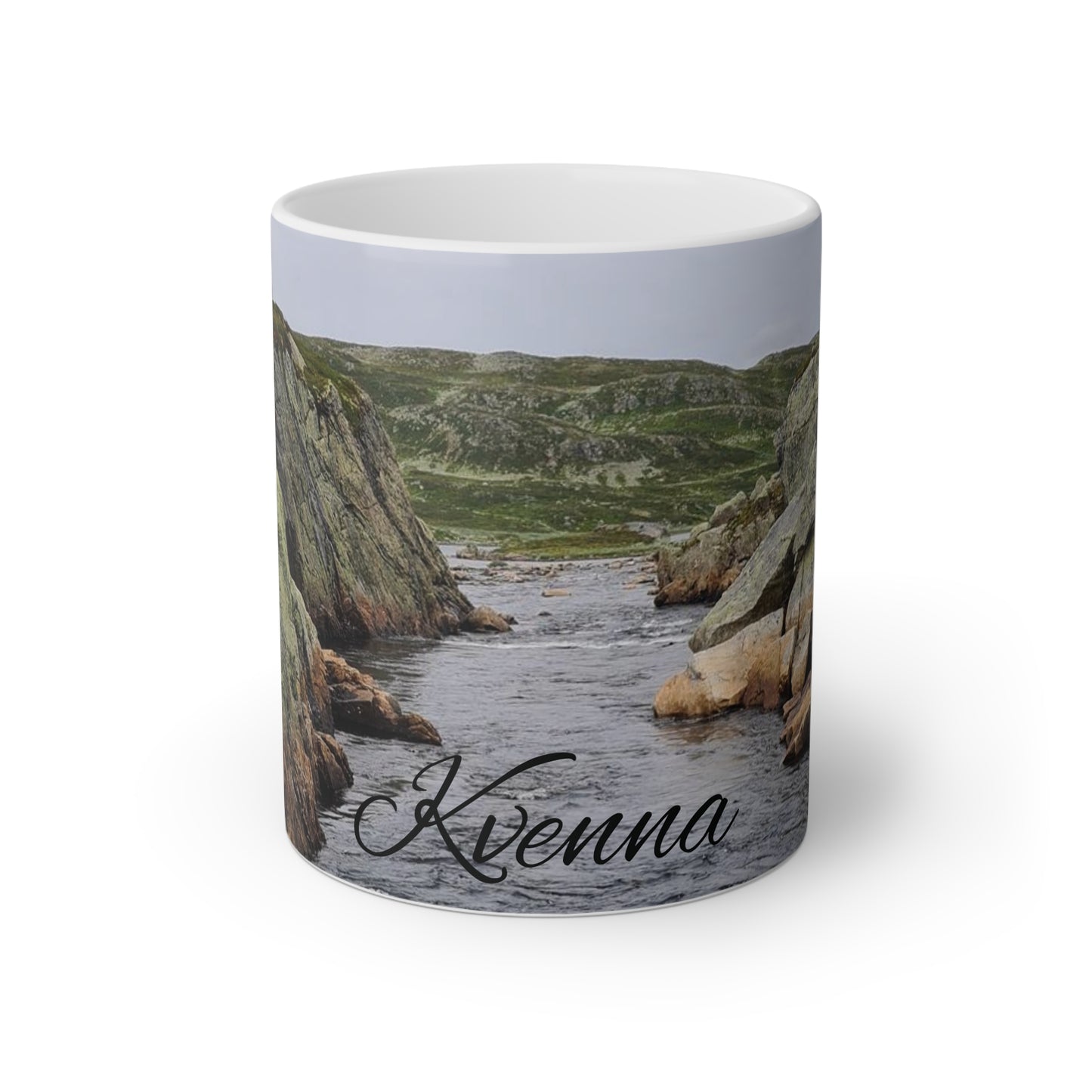 Kvenna White Mug, 11oz