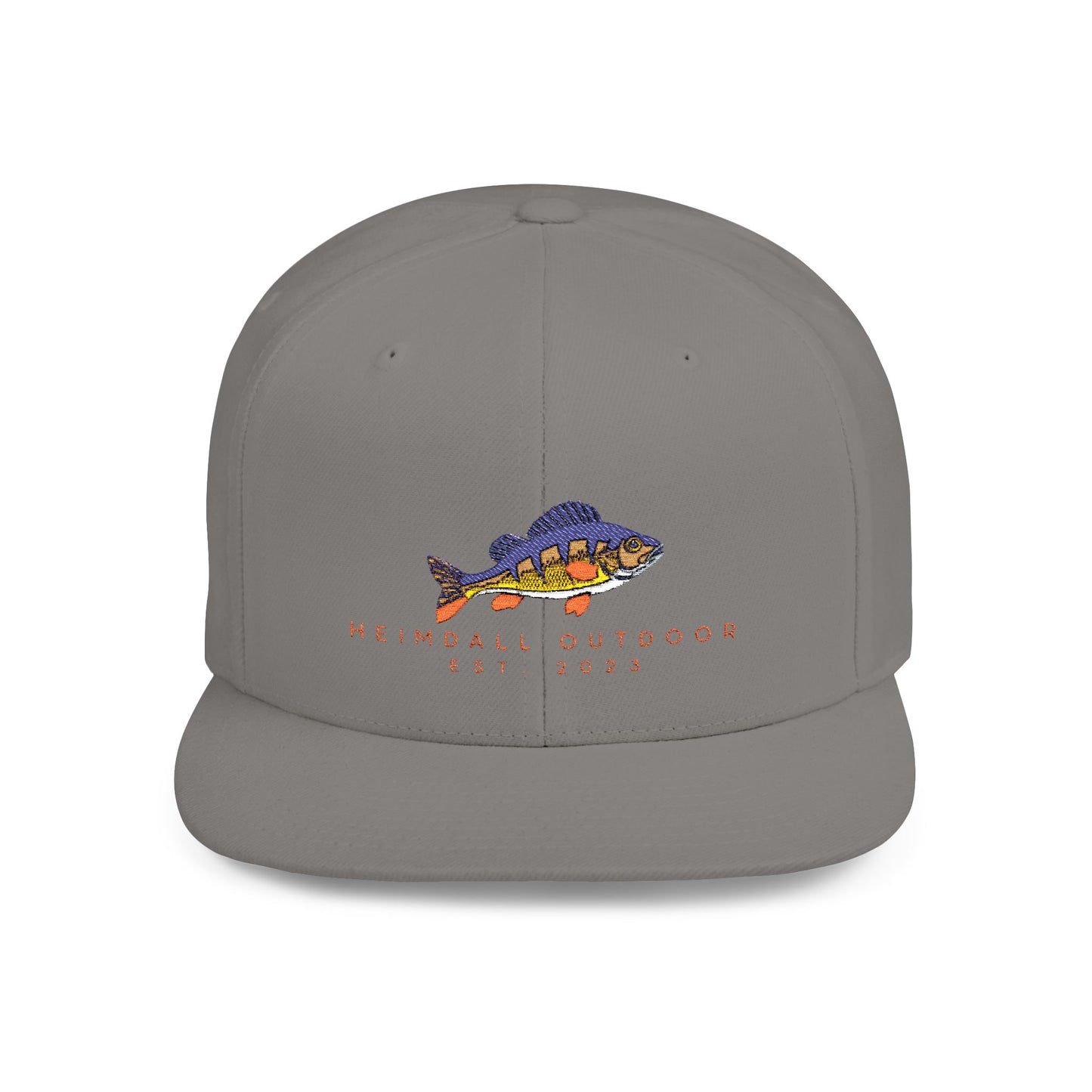 Perchy Heimdall Outdoors Flat Bill Snapback Hat - Perfect for Adventurers and Outdoor Enthusiasts