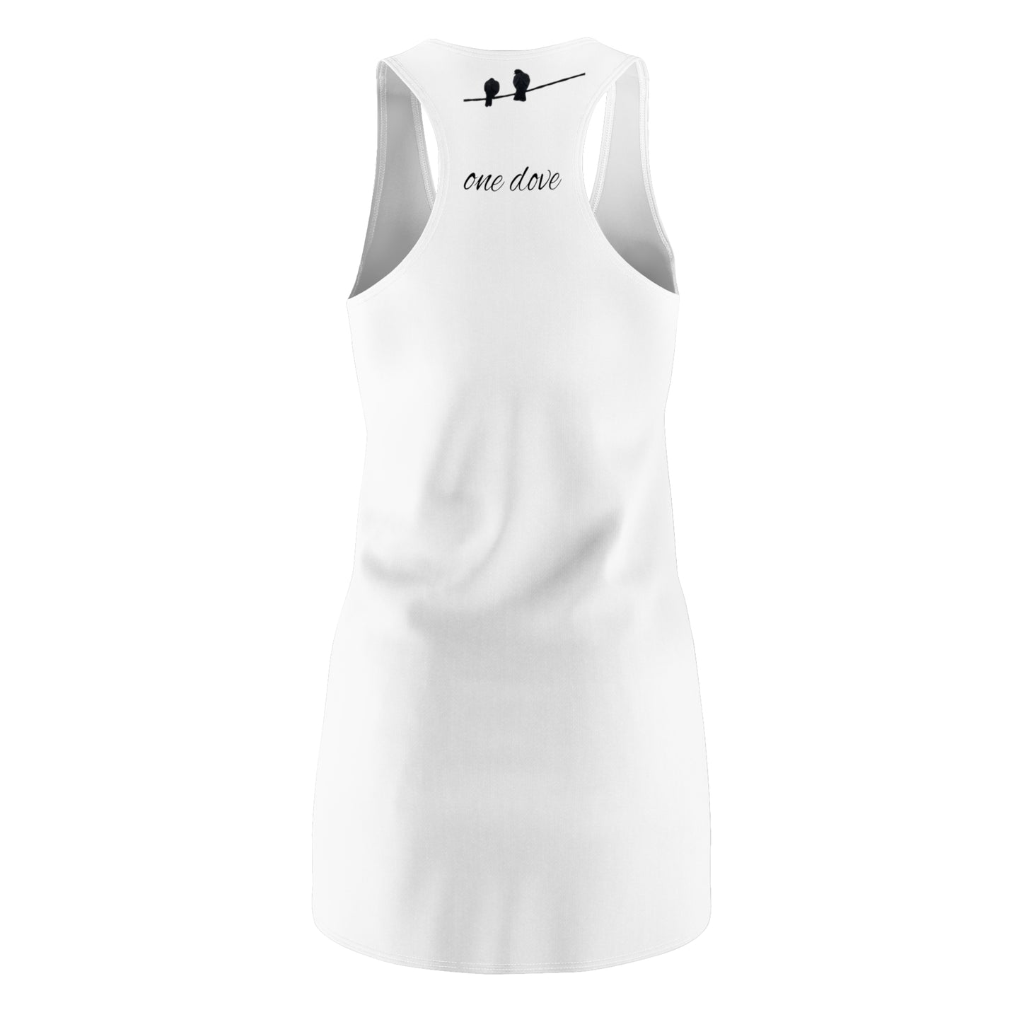 One dove Women's Cut & Sew Racerback Dress (AOP) one dove