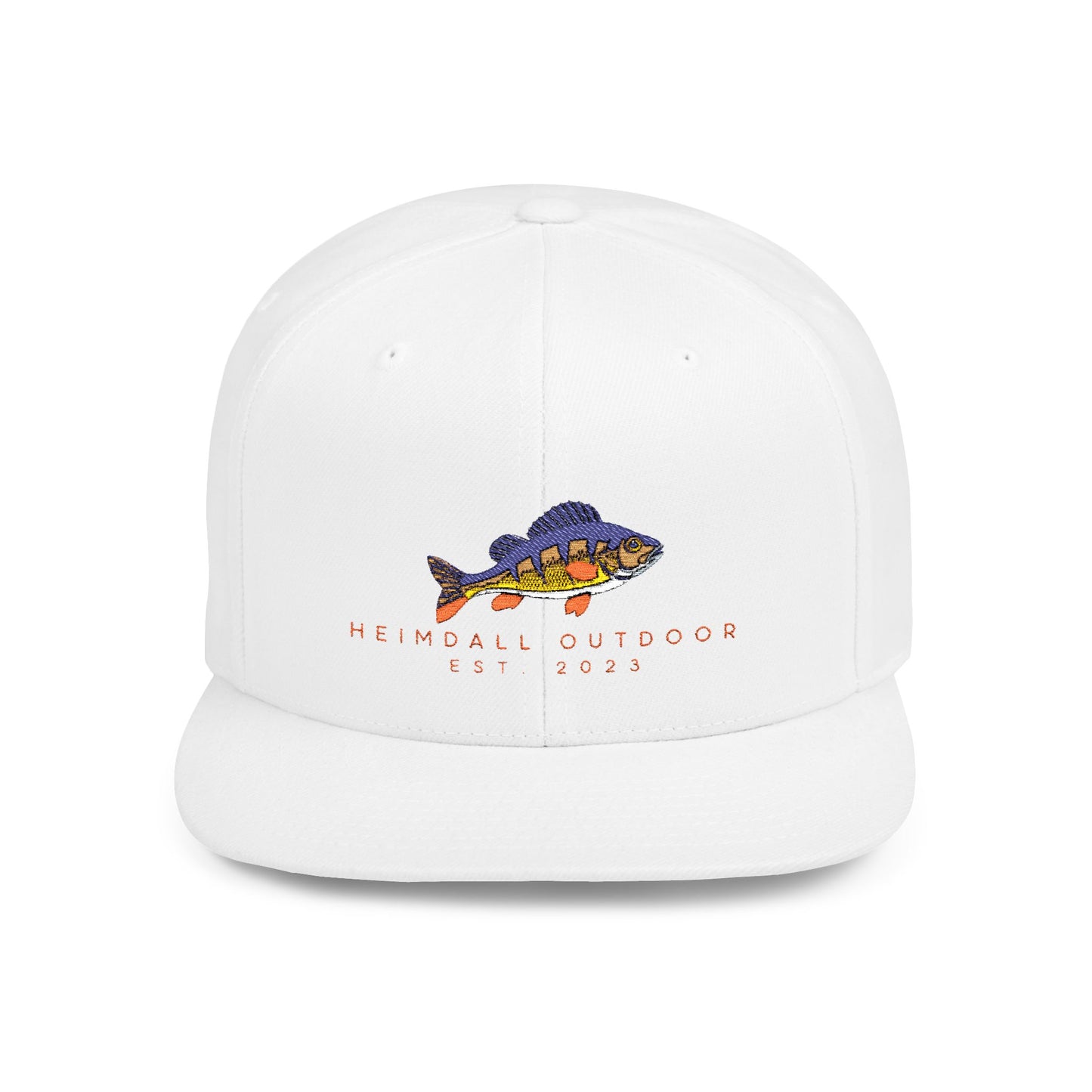 Perchy Heimdall Outdoors Flat Bill Snapback Hat - Perfect for Adventurers and Outdoor Enthusiasts