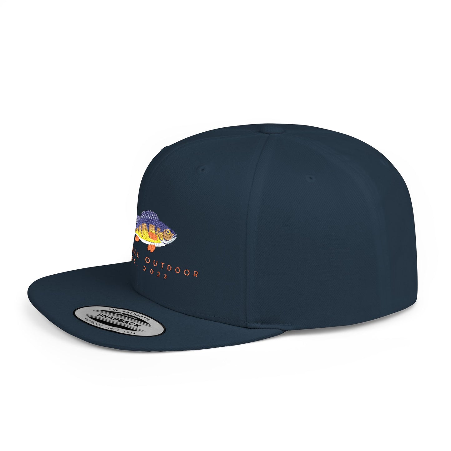 Perchy Heimdall Outdoors Flat Bill Snapback Hat - Perfect for Adventurers and Outdoor Enthusiasts