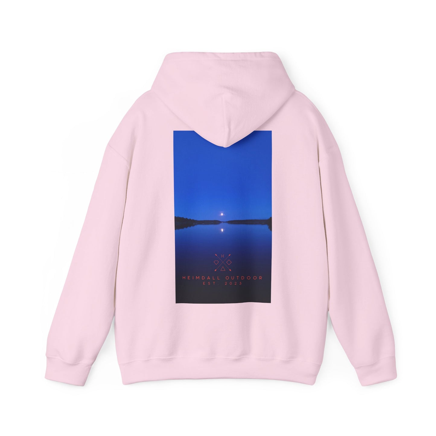 Vansjø by night Unisex Heavy Blend™ Hooded Sweatshirt