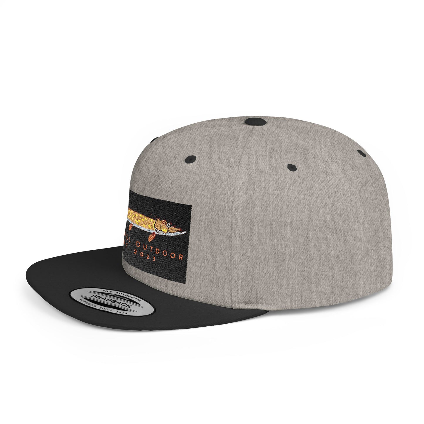Heimdall Outdoors Flat Bill Snapback Hat - Perfect for Adventurers and Outdoor Enthusiasts