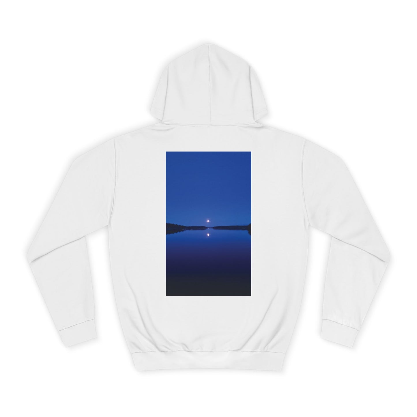 Vansjø by nigth Unisex College Hoodie
