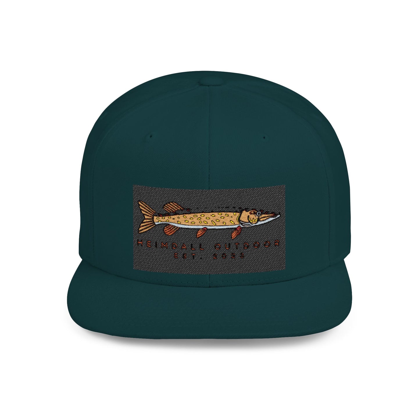 Heimdall Outdoors Flat Bill Snapback Hat - Perfect for Adventurers and Outdoor Enthusiasts