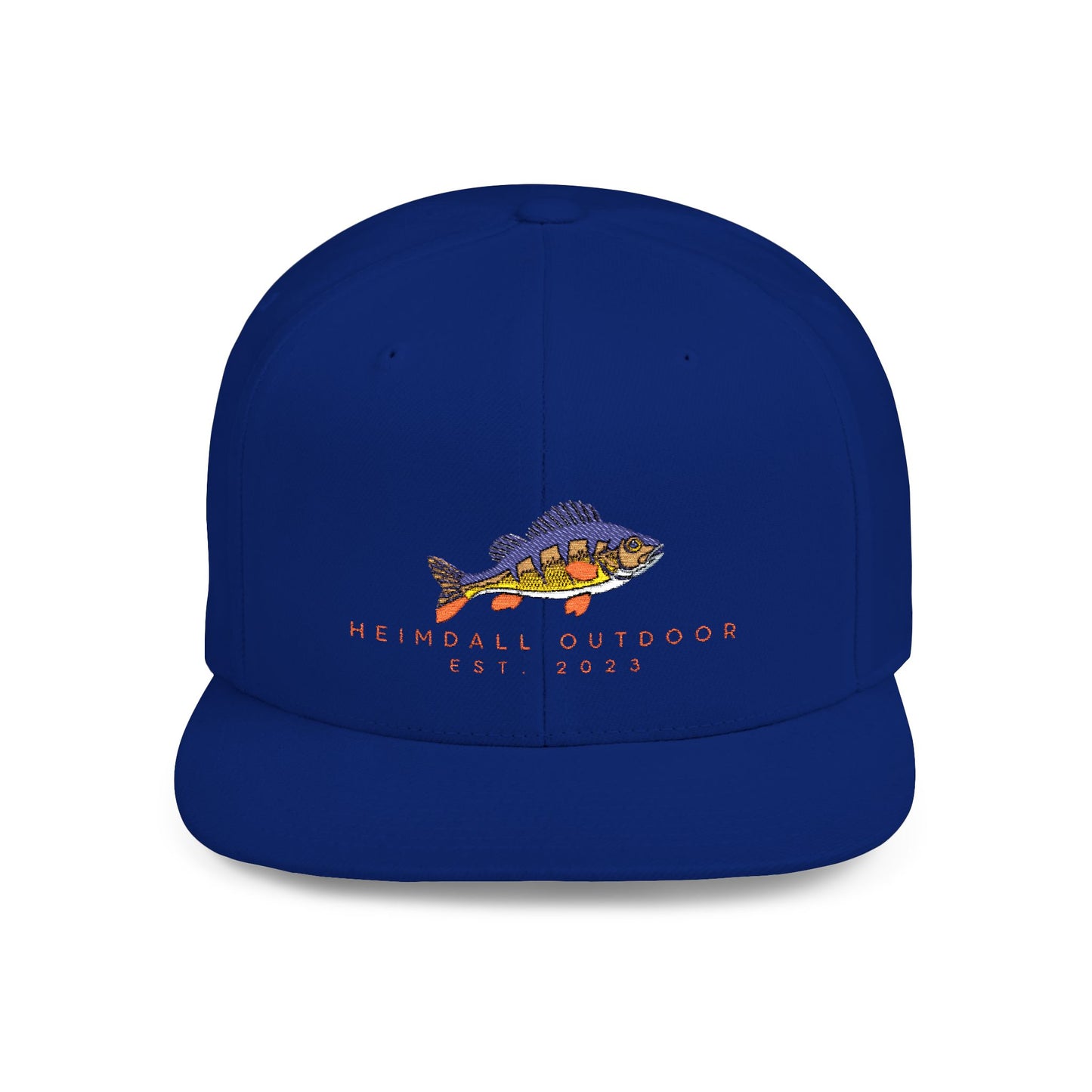 Perchy Heimdall Outdoors Flat Bill Snapback Hat - Perfect for Adventurers and Outdoor Enthusiasts