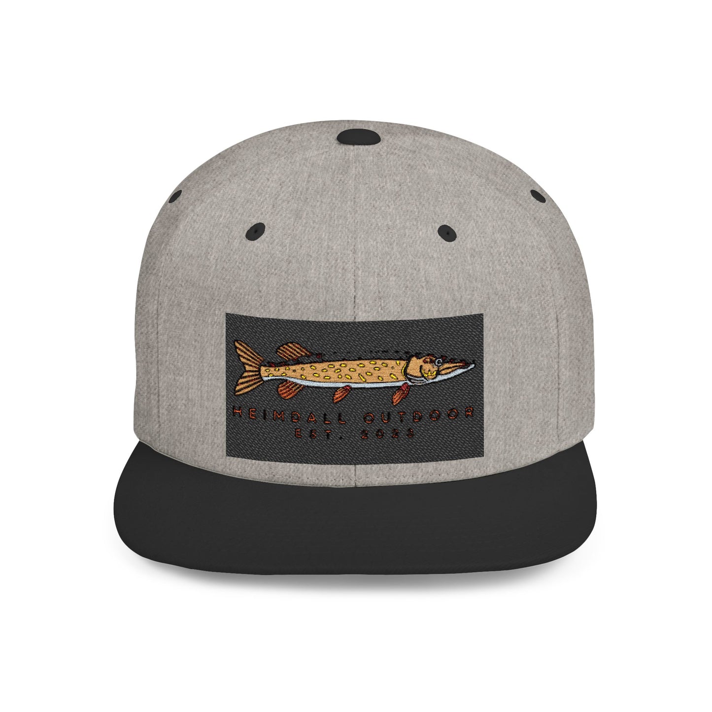 Heimdall Outdoors Flat Bill Snapback Hat - Perfect for Adventurers and Outdoor Enthusiasts