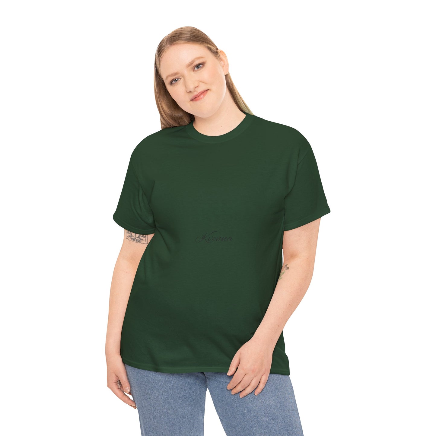 Kvenna 00 Heavy Cotton Tee