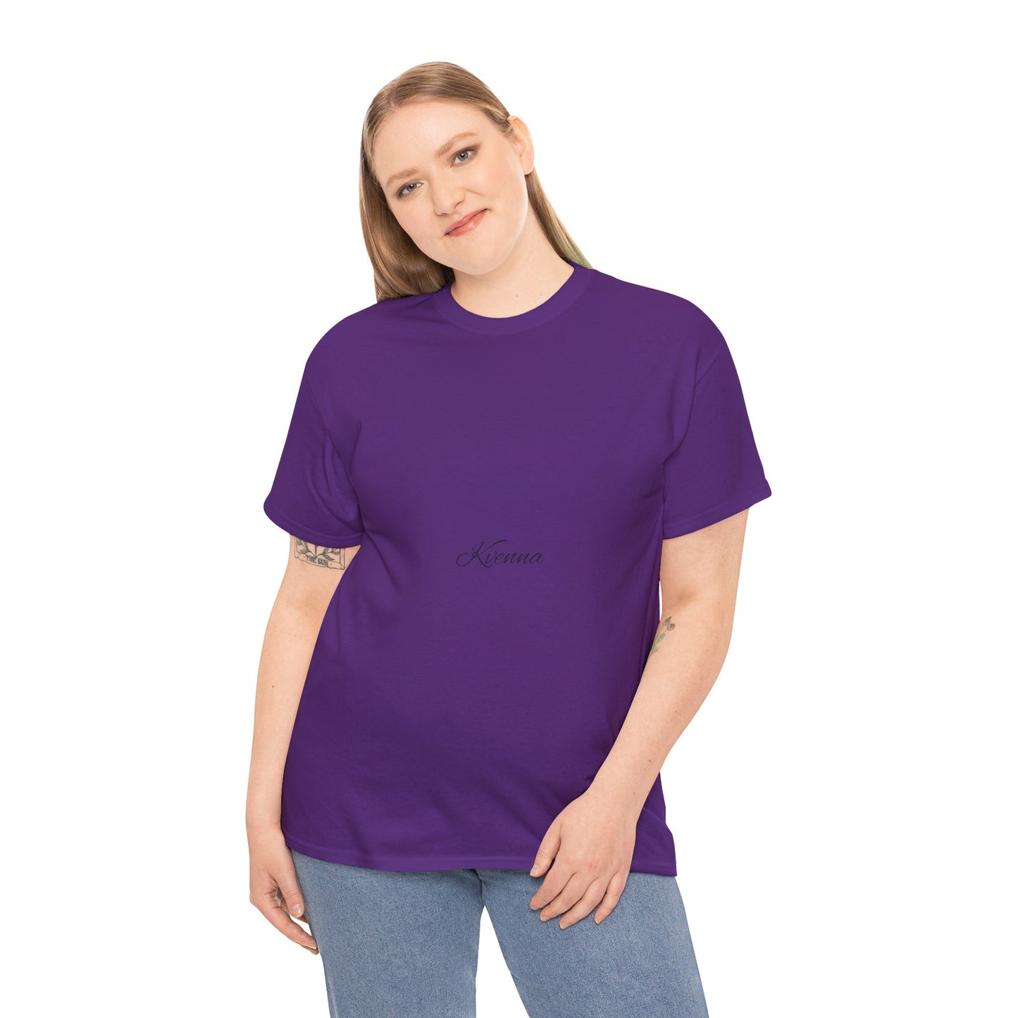 Kvenna 00 Heavy Cotton Tee