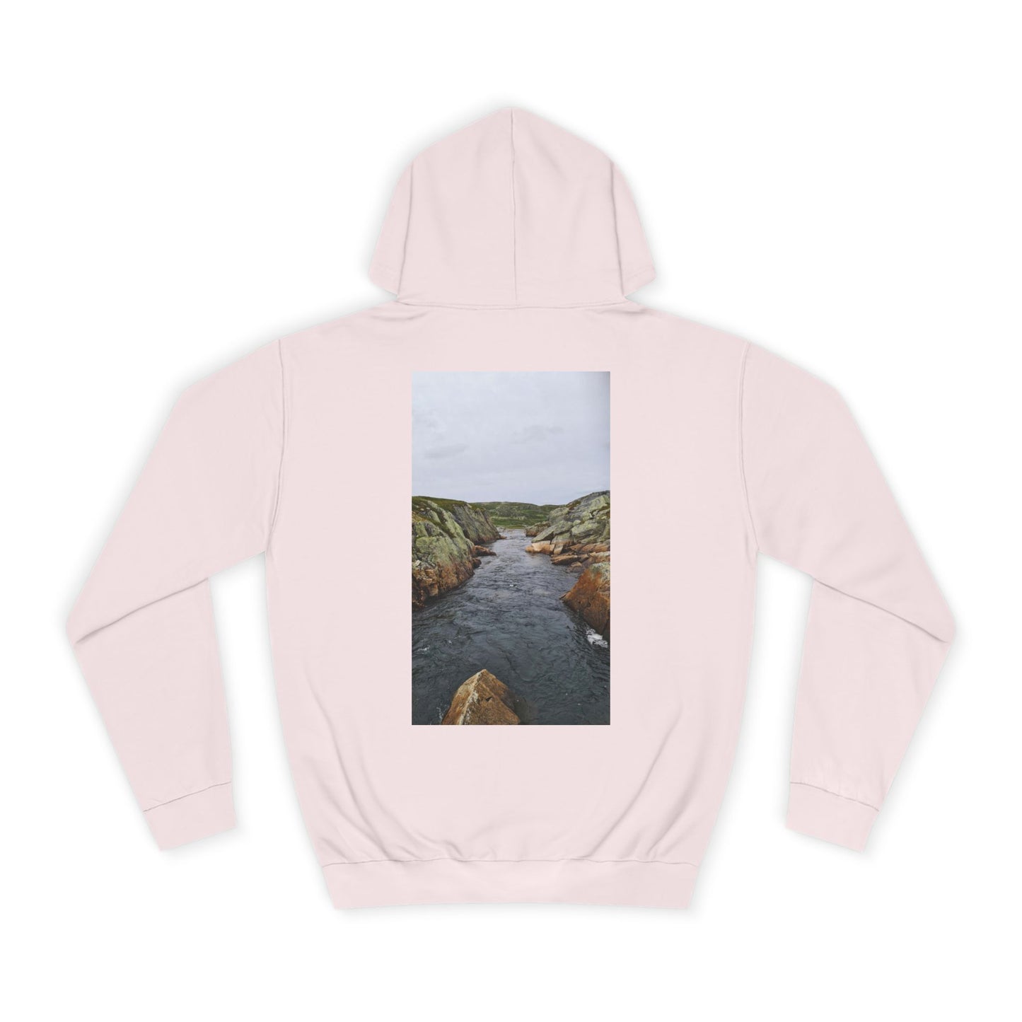 Kvenna Unisex College Hoodie