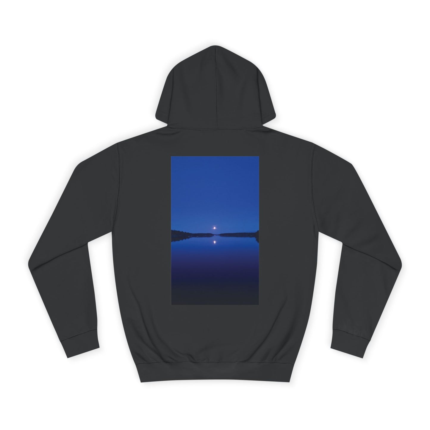 Vansjø by nigth Unisex College Hoodie