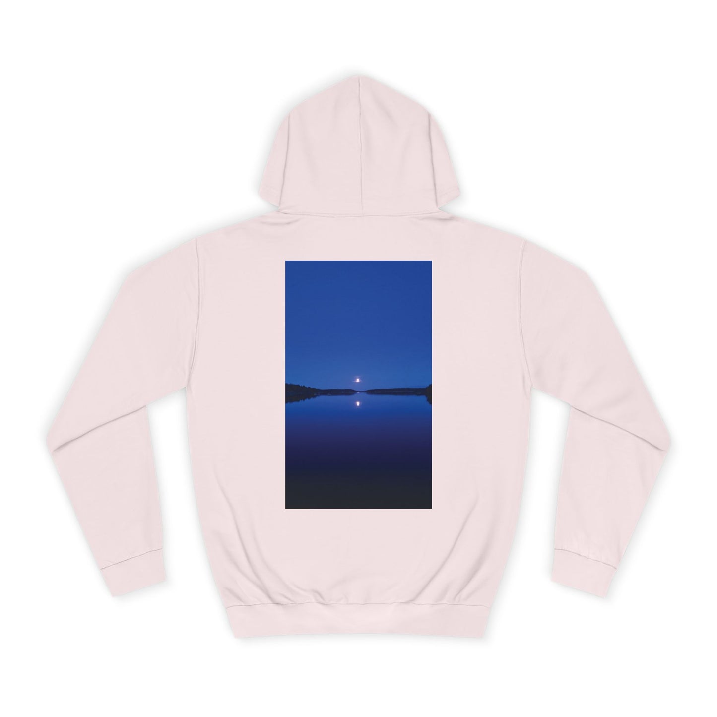 Vansjø by nigth Unisex College Hoodie