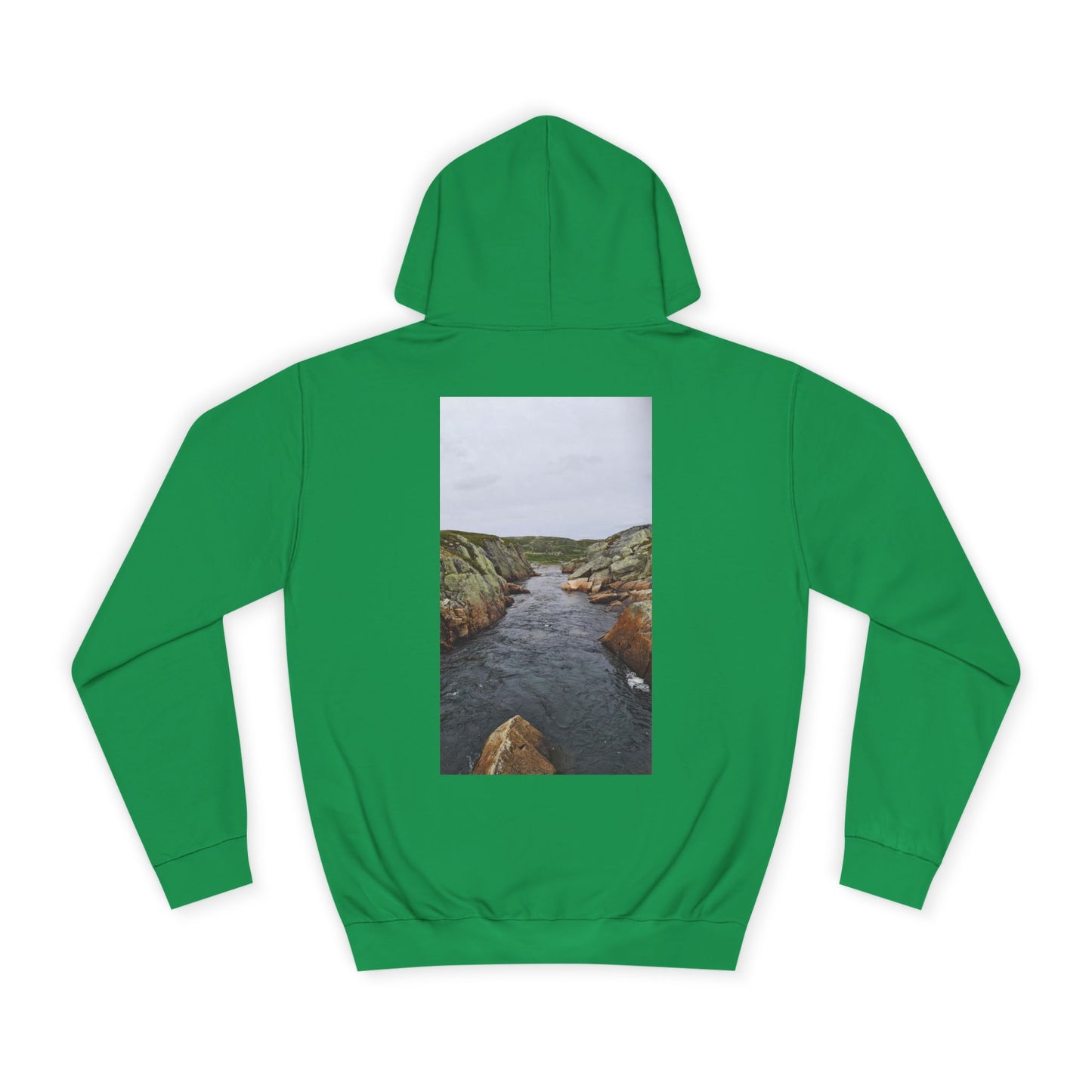 Kvenna Unisex College Hoodie