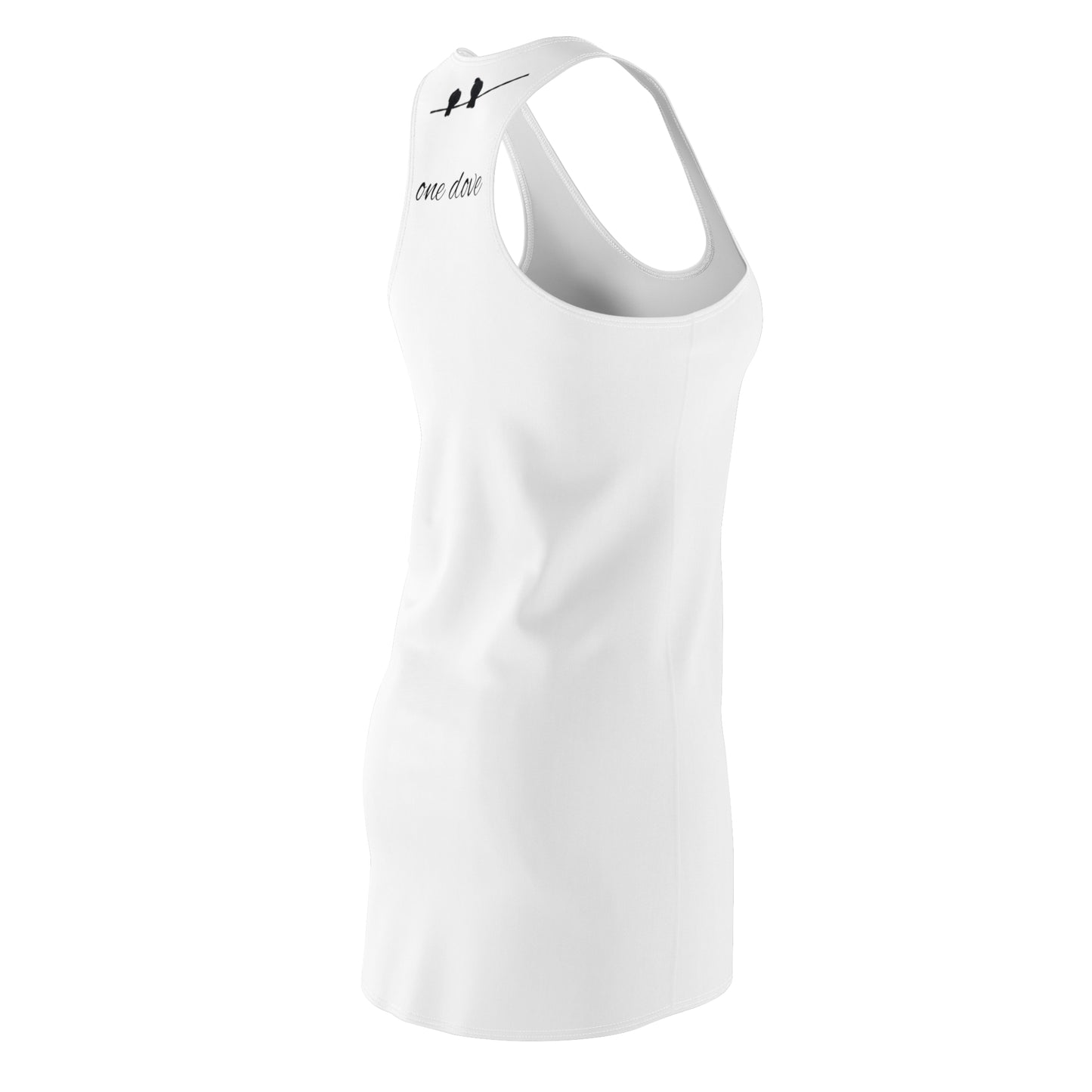 One dove Women's Cut & Sew Racerback Dress (AOP) one dove