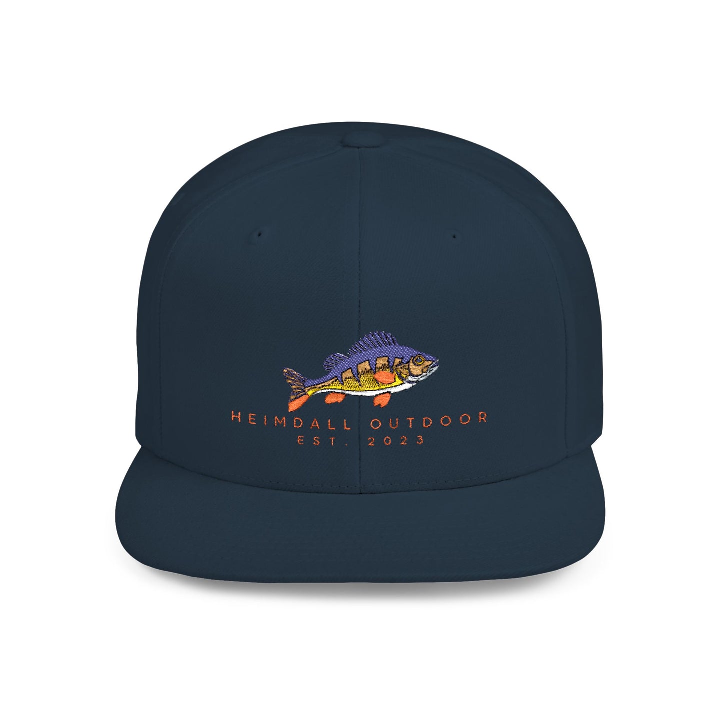 Perchy Heimdall Outdoors Flat Bill Snapback Hat - Perfect for Adventurers and Outdoor Enthusiasts