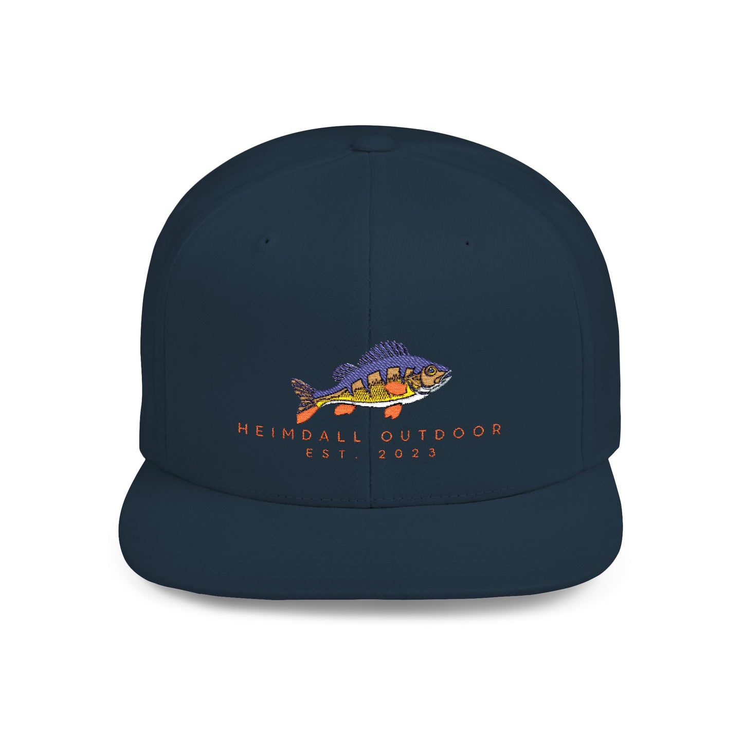 Perchy Heimdall Outdoors Flat Bill Snapback Hat - Perfect for Adventurers and Outdoor Enthusiasts