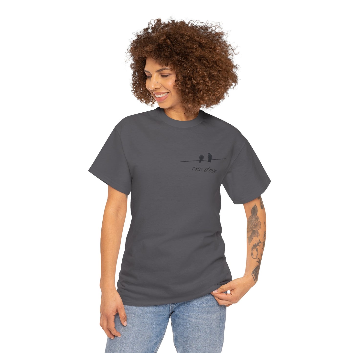 One dove Heavy Cotton Tee