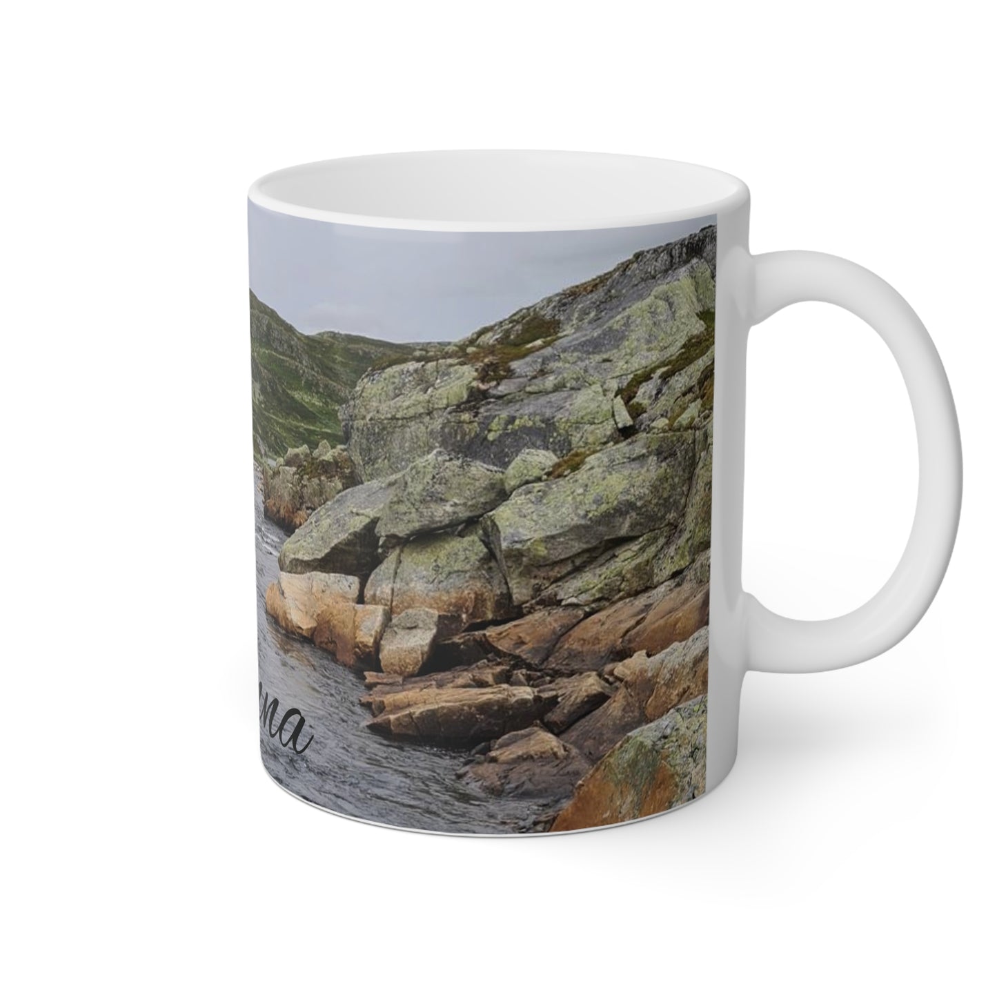 Kvenna White Mug, 11oz