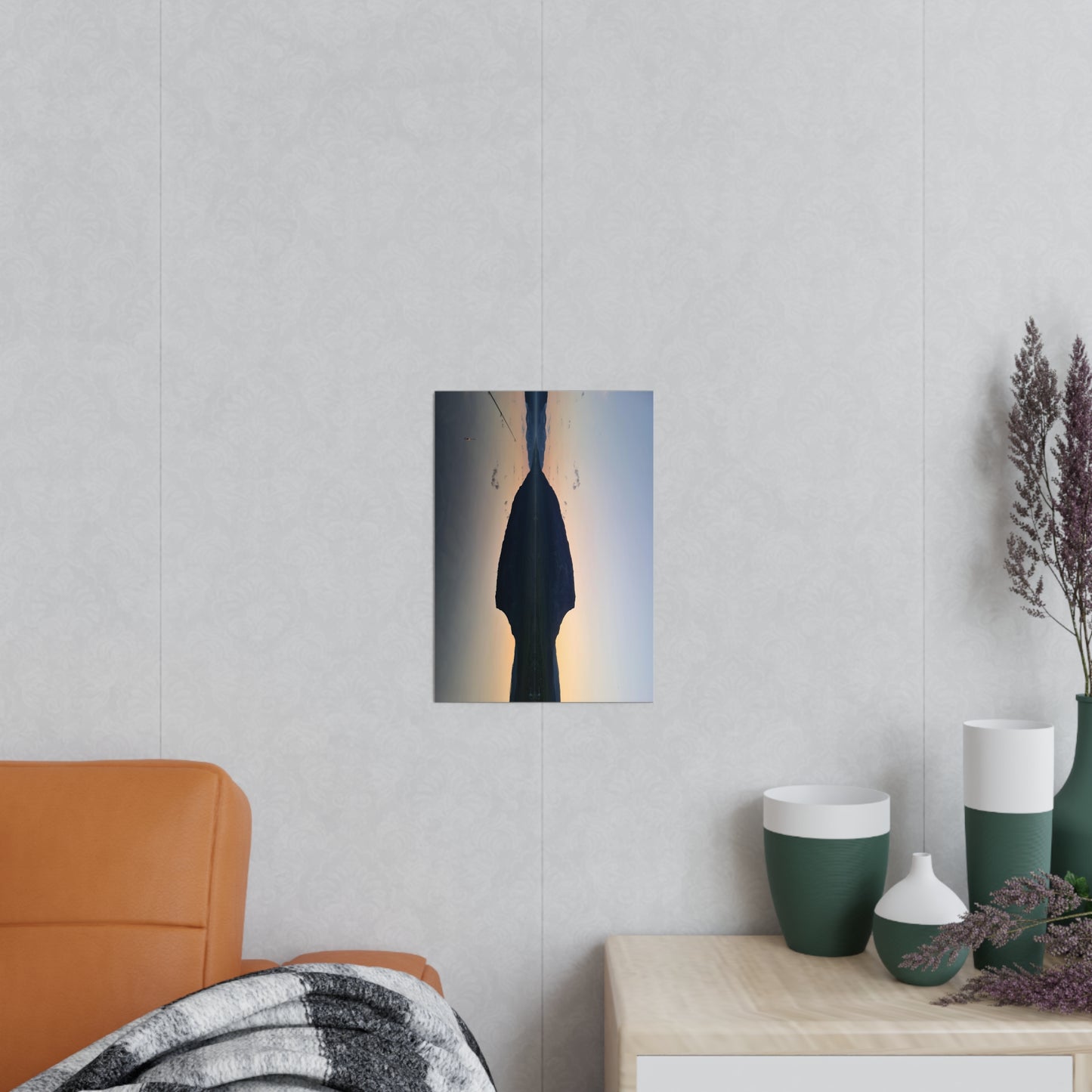 Kilpisjärvi Landscape Poster - Abstract Nature Art for Home Decor