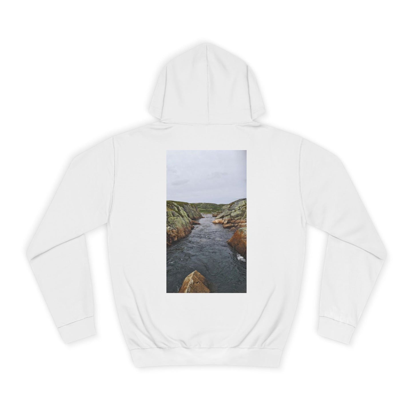 Kvenna Unisex College Hoodie