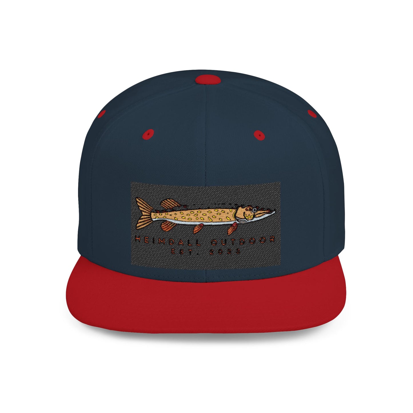 Heimdall Outdoors Flat Bill Snapback Hat - Perfect for Adventurers and Outdoor Enthusiasts