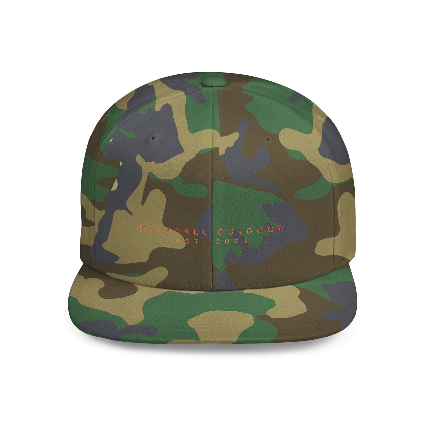 Heimdall Outdoors Flat Bill Snapback Hat - Perfect for Adventurers and Outdoor Enthusiasts