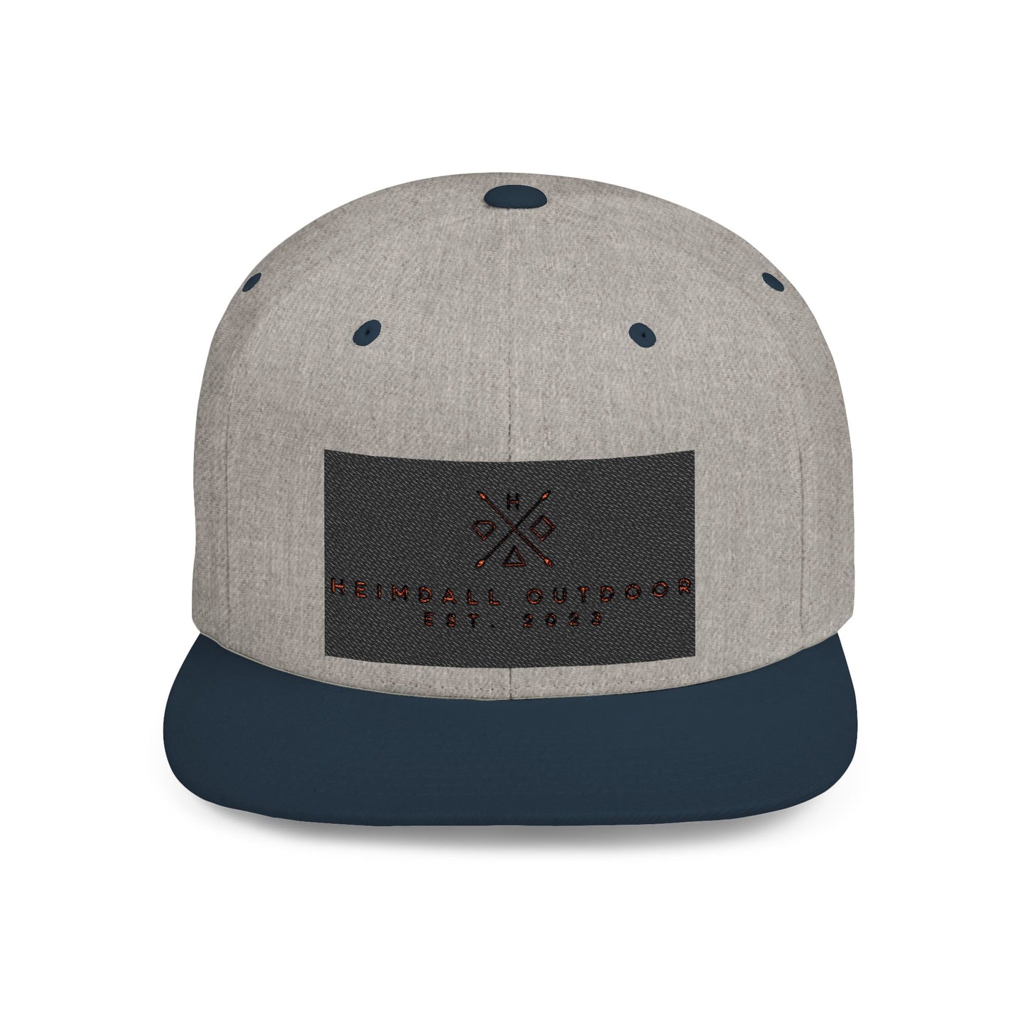 Heimdall Outdoors Flat Bill Snapback Hat - Perfect for Adventurers and Outdoor Enthusiasts