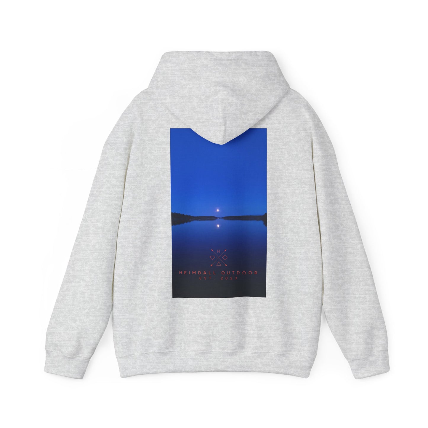 Vansjø by night Unisex Heavy Blend™ Hooded Sweatshirt