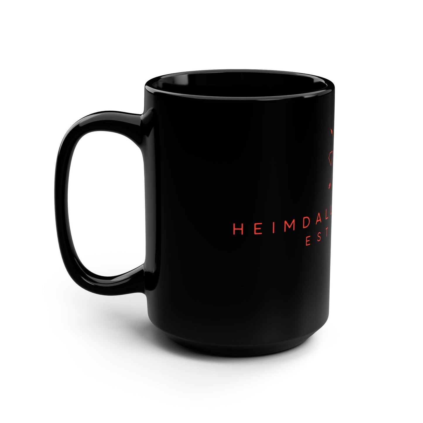 Heimdall Black Outdoor Mug - Perfect for Camping & Adventure - 15oz