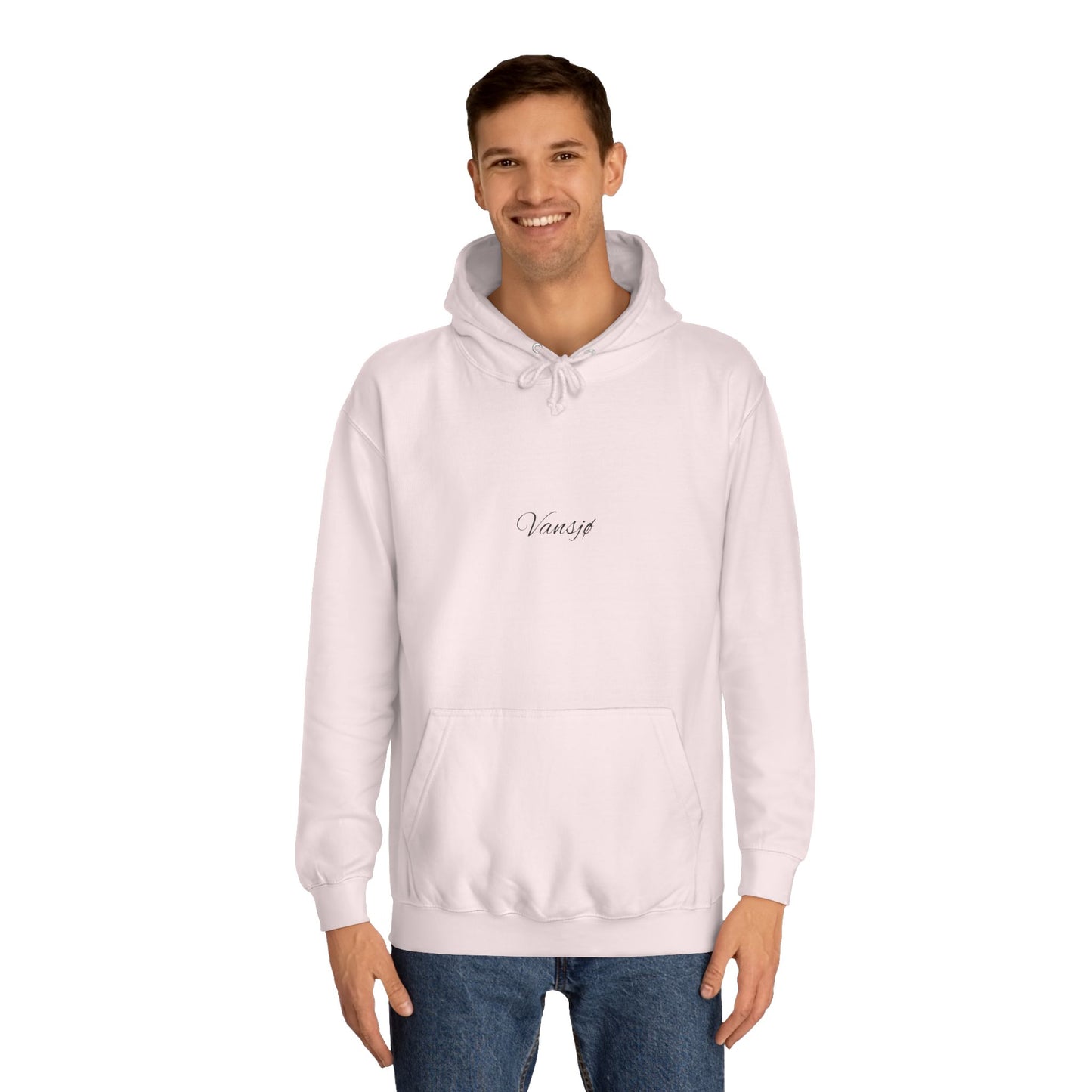 Vansjø by nigth 01 Unisex College Hoodie