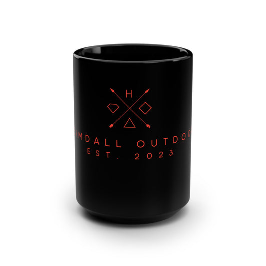 Heimdall Black Outdoor Mug - Perfect for Camping & Adventure - 15oz