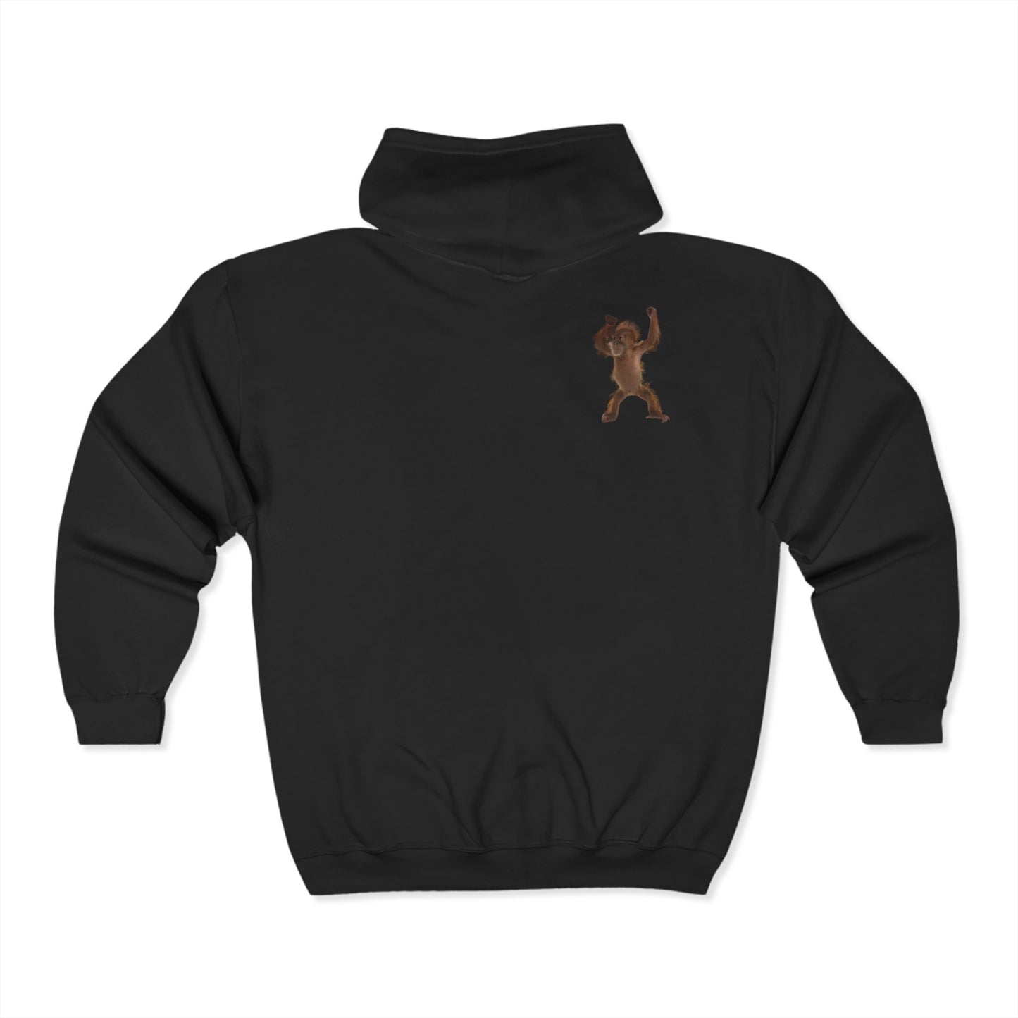 On my back Unisex Heavy Blend™ Full Zip Hooded Sweatshirt