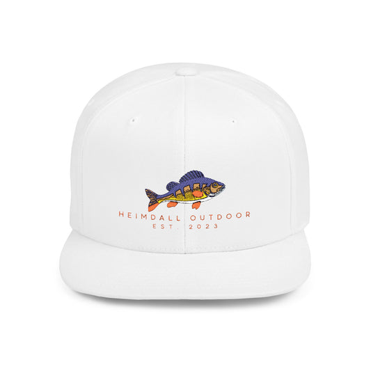 Perchy Heimdall Outdoors Flat Bill Snapback Hat - Perfect for Adventurers and Outdoor Enthusiasts