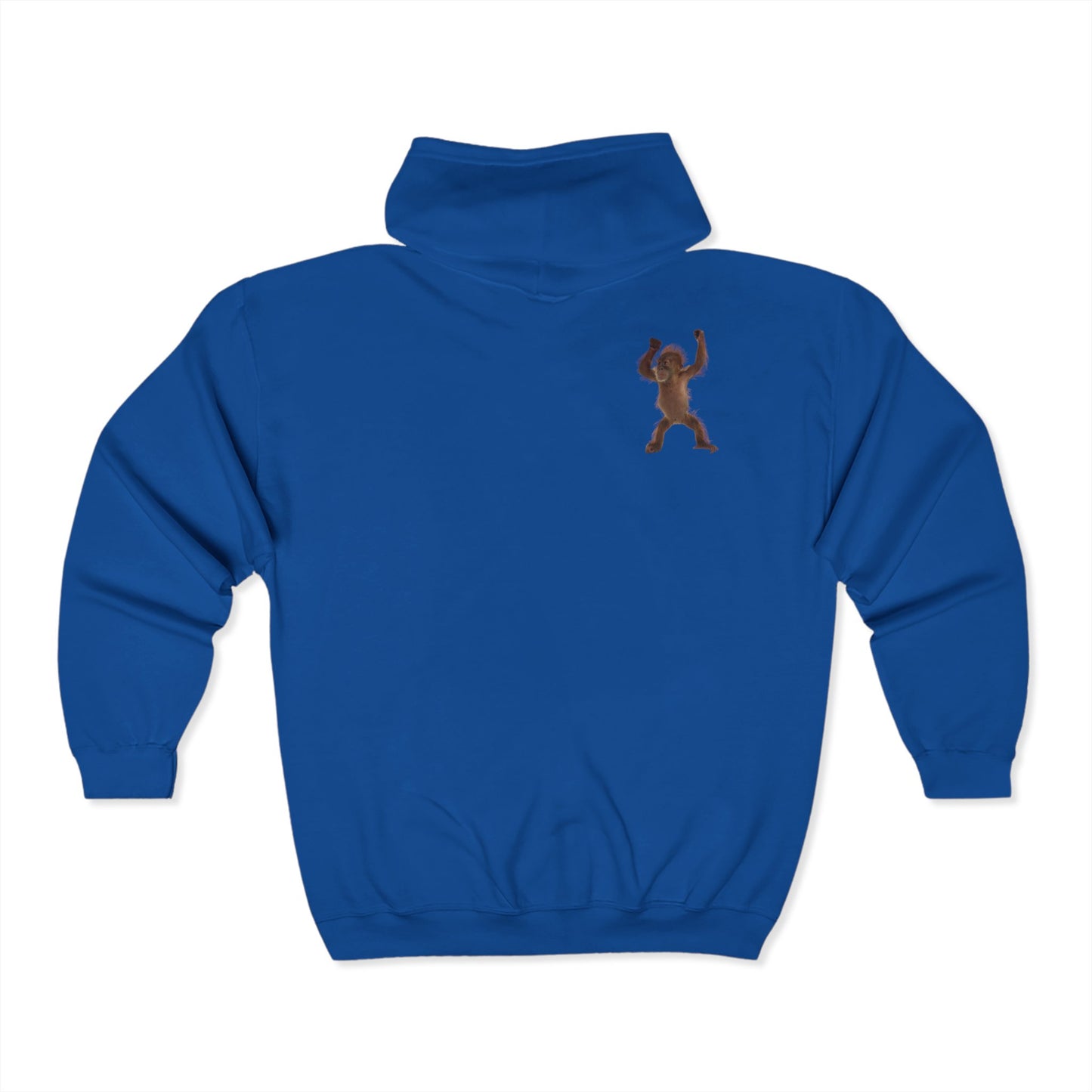 On my back Unisex Heavy Blend™ Full Zip Hooded Sweatshirt