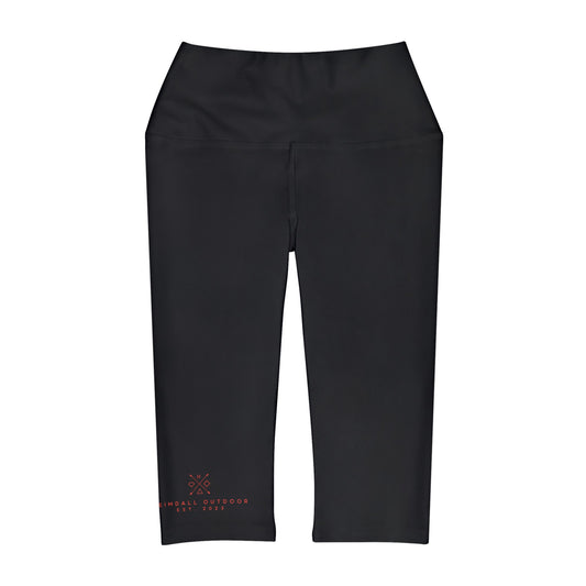 Yoga Capri Leggings (AOP) black