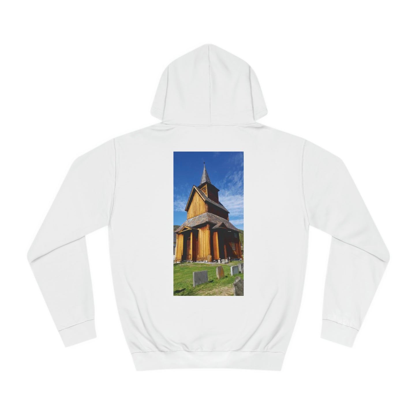 Stave church Unisex College Hoodie