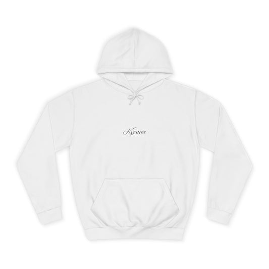 Kvenna Unisex College Hoodie